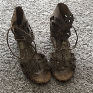 WORN ONCE dolce vita Linsey wedges 6.5